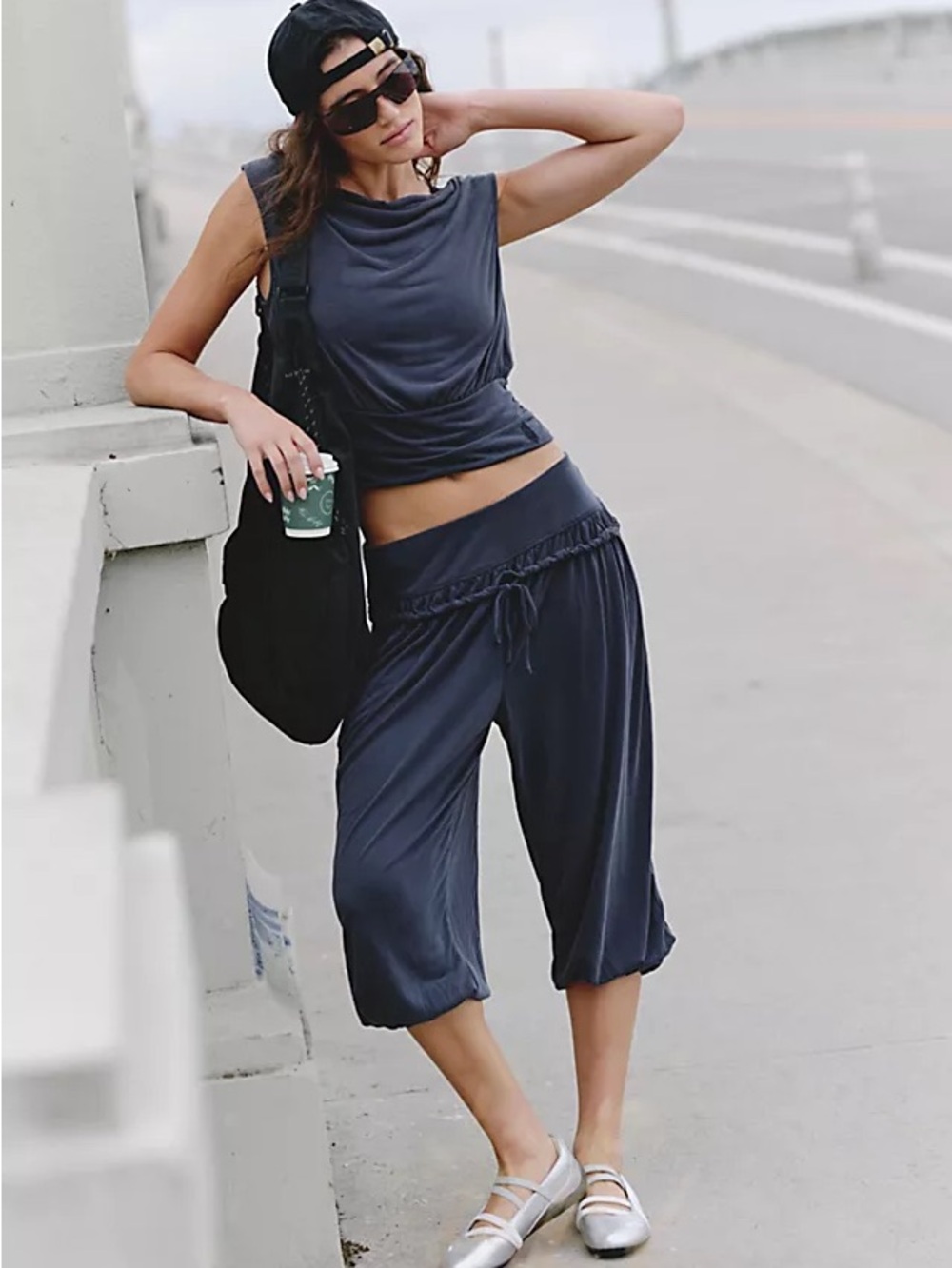 Free People Downtown Sandwashed Set